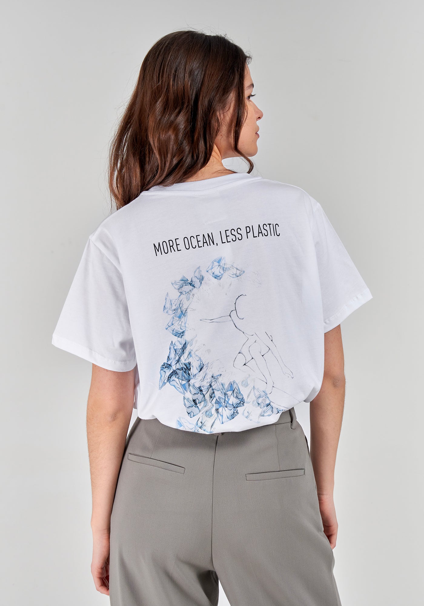 ORIGINS | Camiseta More Oceans, Less Plastic