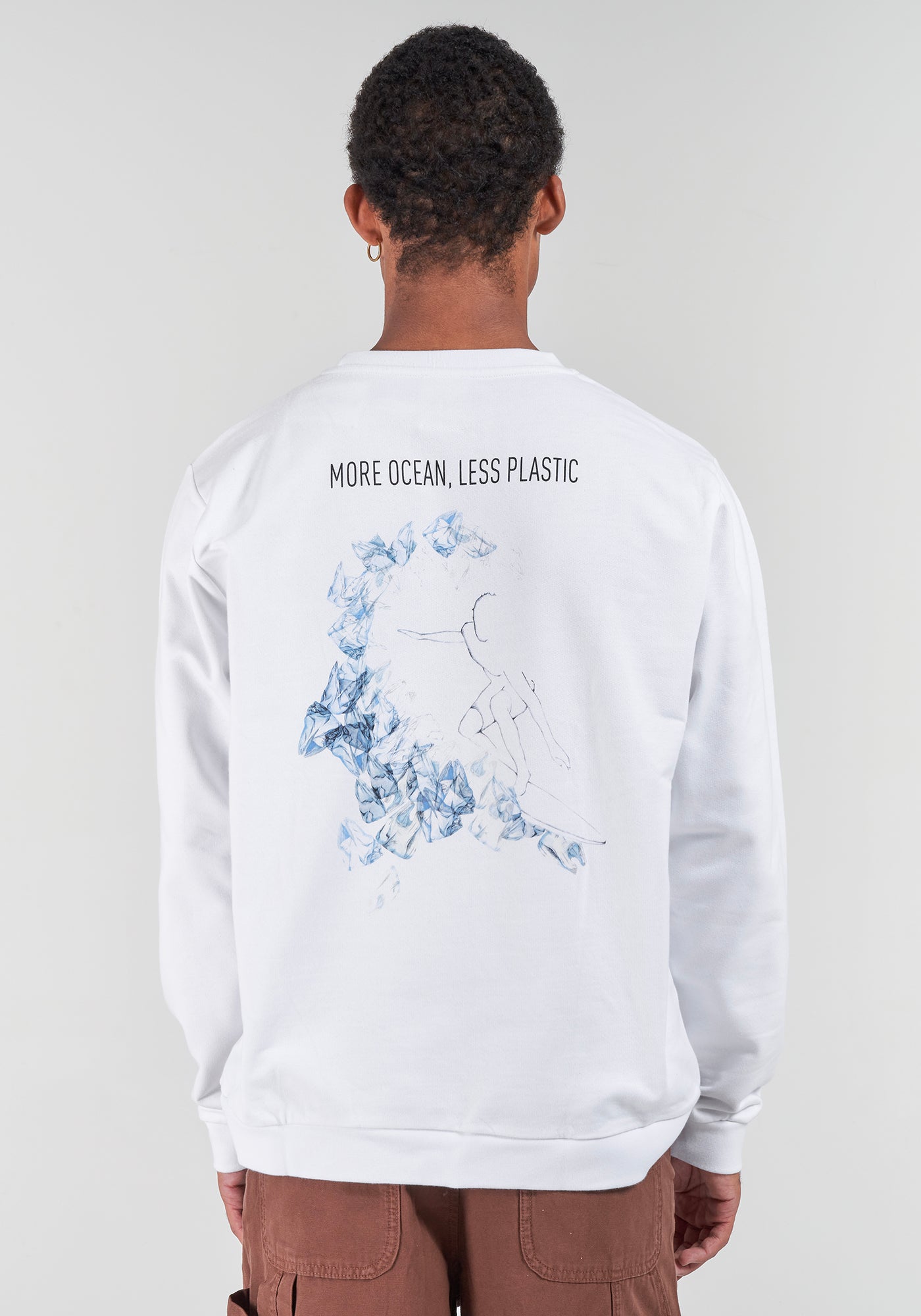 ORIGINS | Sudadera More Ocean, Less Plastic